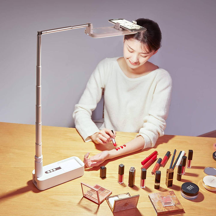 Versatile Multi-Angle Phone Stand with Illumination